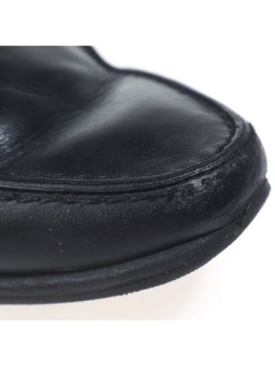 Louis Vuitton Trunk Leather Low Cut Shu Loafers Black main image 4